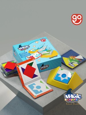Go Toys Magic Colors Eğlenceli Tasarım ile Görsel Algı ve Beceri Geliştirici Renkli Oyuncak 3+ Yaş