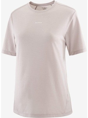 Salomon Shakeout Core Kadın Koşu Tişört Etherea Lc2425100