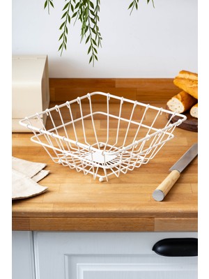 Cremma Kare Meyvelik Beyaz