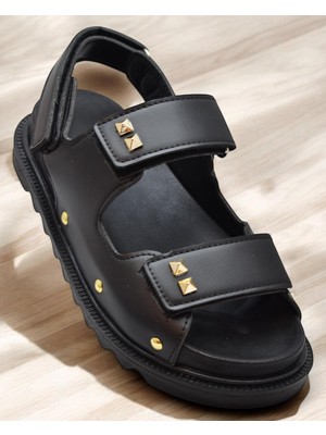 302L Ortopedik Taban Kadın Sandalet Günlük Kalın Taban Kadın Sandalet Terlik