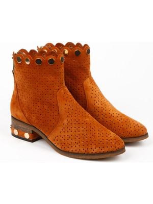 8018  Kadın Süet Hakiki Deri Yazlık Bot