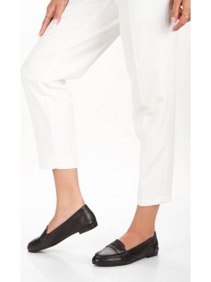 Kadın Hakiki Deri Makosen Ayakkabı 1031