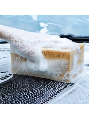 Araba Otomobil Araç Yıkama Jumbo Süngeri Jumbo Emici Köpürtme 18X12X5 cm Temizlik Bulaşık Sünger