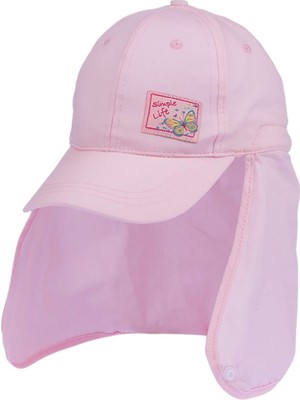 Aware Time Kitti 1-3yaş Kız Çocuk Lejyoner Ense Korumalı Yazlık Şapka