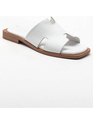 İnyola Shoes Kadın Cilt Deri Günlük Terlik 6293