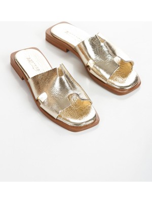 İnyola Shoes Kadın Cilt Deri Günlük Terlik 6293