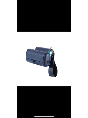 Iqos Illuma Prime Kılıf Çantalı Dark Blue(Terrea ile Çalışan Cihaza Uygundur)