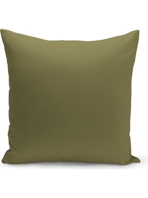 Düz Renk Dijital Baskılı Kırlent Kılıfı (Solid Color)