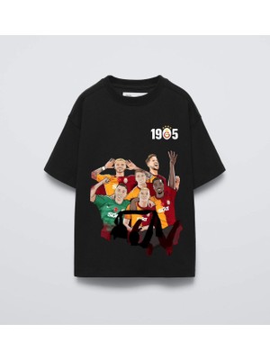 Önü Baskılı Erkek Çocuk Kısa Kollu T-Shirt