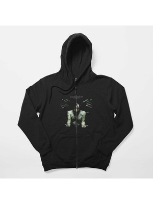 Paradise Lost In Requıem Siyah Fermuarlı Kapşonlu Sweatshirt