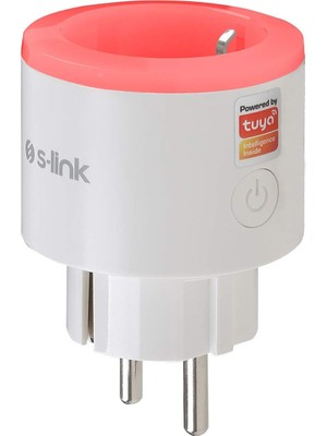 Swapp Sl-03 16A Akım Korumalı Akıllı Priz Rgb Işıklı 2.4 G Wifi Tuya Destekli