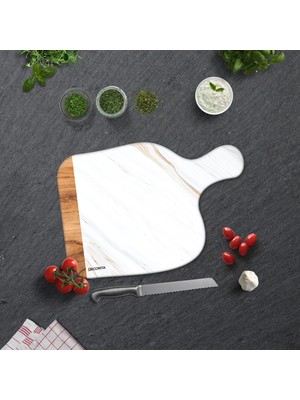 Saplı Cam Kesme Tahtası - Cam Kesme Tablası | Horizon | 28CM x 40CM