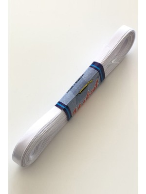 Hayalperest Boncuk Beyaz Renk Saten Kurdele 1 cm