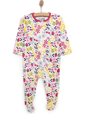 HelloBaby  Yenidoğan Kız  Patikli Tulum Kız Bebek