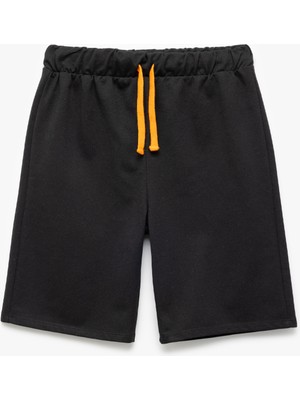 Koton Beli Bağlamalı Pamuklu Basic Şort
