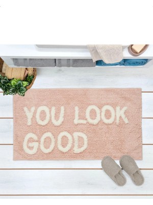 Chilai Home Goyou 60x100 Cm Dikdörtgen Cotton Banyo Halısı, Banyo Paspası Bpmk