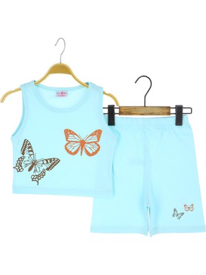 Kız Çocuk Şortlu Takım