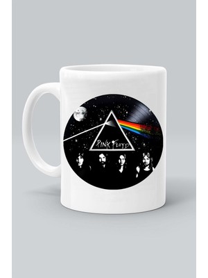 Olympus Plus Rock Müzk Grup Iron Maiden Logo Baskılı Beyaz Kupa Bardak