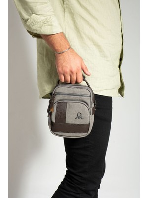 Kanvas 7 Bölmeli El ve Omuz Erkek Çantası  413