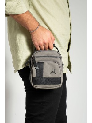 Kanvas 7 Bölmeli El ve Omuz Erkek Çantası  413