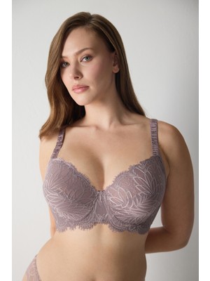 Dantelli Balenli Minimizer Toparlayıcı Sütyen