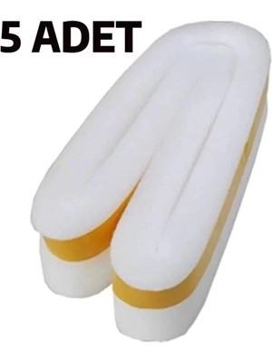 5 Adet Yapışkanlı Kapı Altı (Eşik) Bandı Isı Yalıtım Süngeri 90 cm