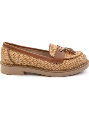 Bambi Taba  Kadın Loafer Ayakkabı K01257060828