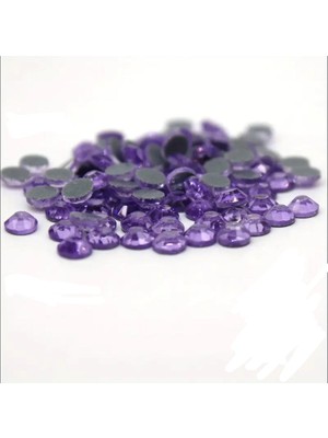 Yiğit Aksesuar Dmc Hotfix Ütü ile Yapışan Taş SS10(2.5MM) Lila (Violet) - 15GR (1200AD)