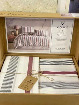 Vome Lacivert Çift Kişilik Nevresim Takımı