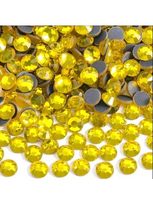 Yiğit Aksesuar Dmc Hotfix Ütü ile Yapışan Taş SS10(2.5MM) Sarı - 15GR (1200AD)