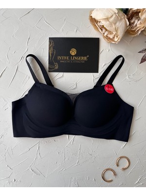 Olivia Balensiz Dikişsiz Lazer Kesim Hafif Destekli Önü Dantel Detaylı Yeni Nesil Sütyen (Intive Özel)