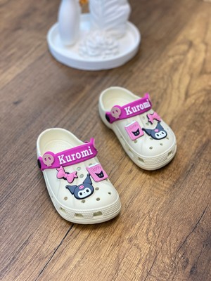 Kuromi My Melodi Kız Çocuk Kaymaz Taban Terlik Günlük Havuz Plaj Sandaleti