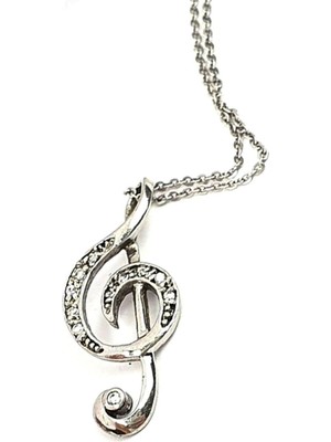 Ose Shop sol anahtarı gümüş kolye