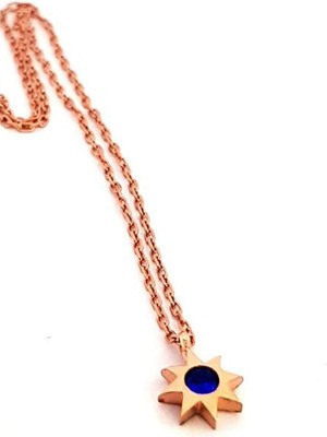Ose Shop Zirkon Taşlı Trend Minimal Gümüş Kolye