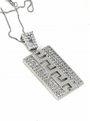 Ose Shop Zirkon taşlı 925 ayar gümüş tasarım kolye
