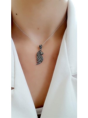 Ose Shop Markazit taşlı 925 ayar gümüş tribal kolye