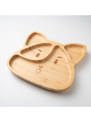 Mirabambino Tilki Surat Bölmeli Bambu Tabak Pembe