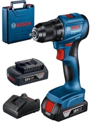 Bosch Professional GSB 185-LI 2 x 2.0Ah Çift Akülü Darbeli Matkap - 06019K3100