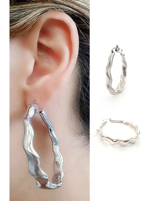 Ose Shop İtalyan 925 ayar gümüş halka küpe