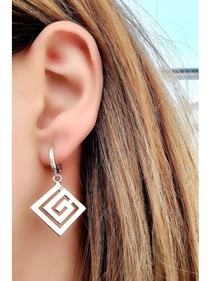 Ose Shop 925 ayar Gümüş Tasarım Küpe