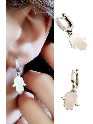 Ose Shop fatmanin eli figürlü gümüş trend küpe