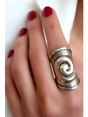 Ose Shop tasarım ayarlanabilir gümüş yüzük