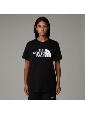 The North Face W Ss Relaxed Easy Tee Kadin Siyah Tshirt NF0A8A6GJK31