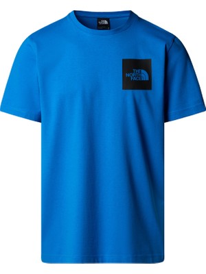 The North Face M Ss Fıne Tee Erkek Mavi Tshirt NF0A8A6MT4S1