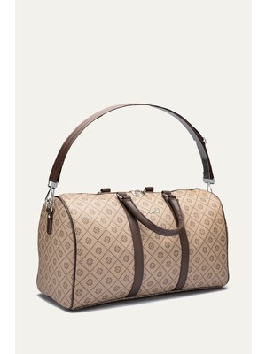 Fossil 2001 Silindir Model Vegan Deri Valiz El Valizi Bavul Spor Çantası Tatil Hastahane