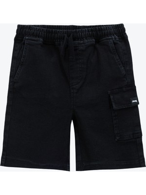 Jeep Siyah Erkek Çocuk Şort