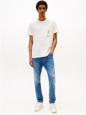 Tommy Jeans Normal Bel Slim Tapered Erkek Denim Pantolon DM0DM213531A5 Austın Slım Tprd Co