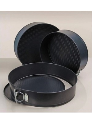 3'lü Kelepçeli Kek Kalıbı Seti