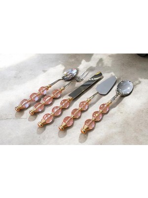 Royking Rustik 5 Prç.servis Seti Pembe Gold