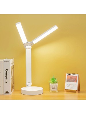 PS-1960 Şarjlı Dokunmatik 3 Renk 40 LED Çalışma Okuma Işığı Çocuk Odası A - ARS9749-4008